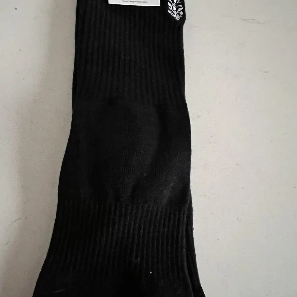 NWT Free People Movement X Lucky Honey Tube Socks | One Size Black White Stripe